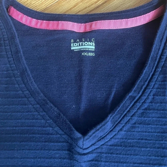 Long sleeve V-Neck top - Picture 2 of 4